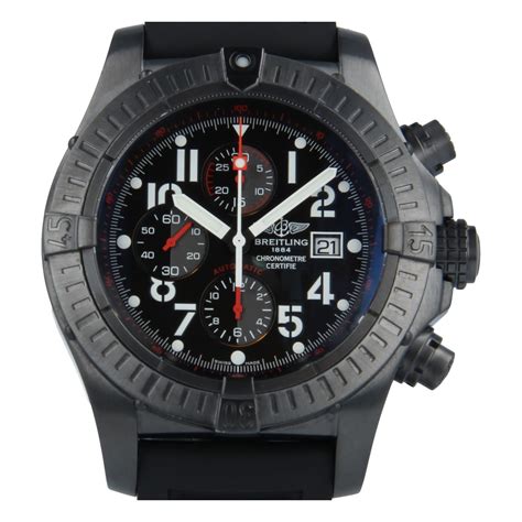 breitling super avenger blacksteel limited edition|Breitling super avenger price list.